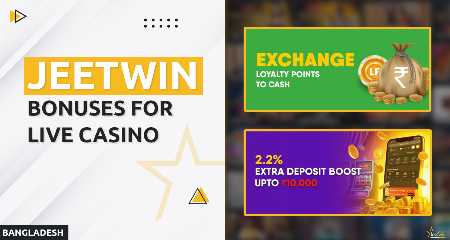 Jeetwin bonuses for fans of online live casino games