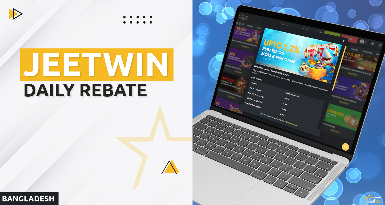 Daily Rebate bonuses available on Jeetwin in Bangladesh.