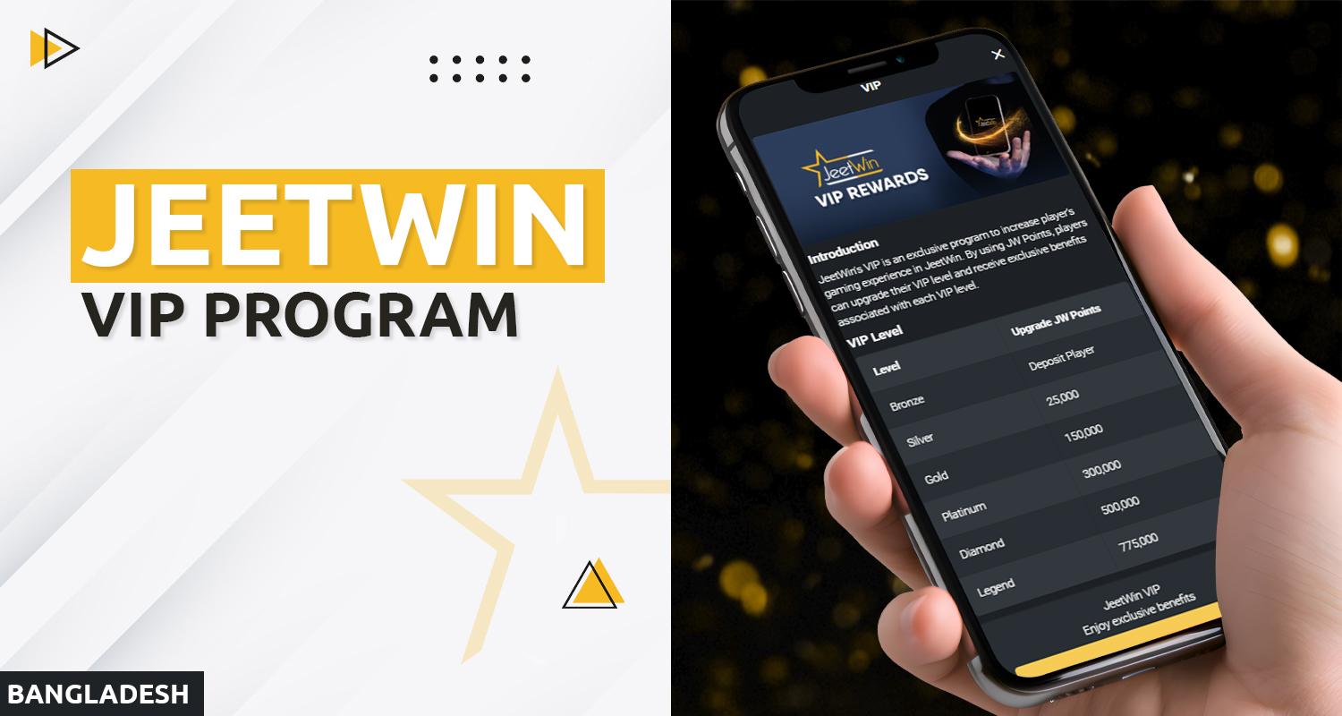 VIP bonus program for top Jeetwin users from Bangladesh
