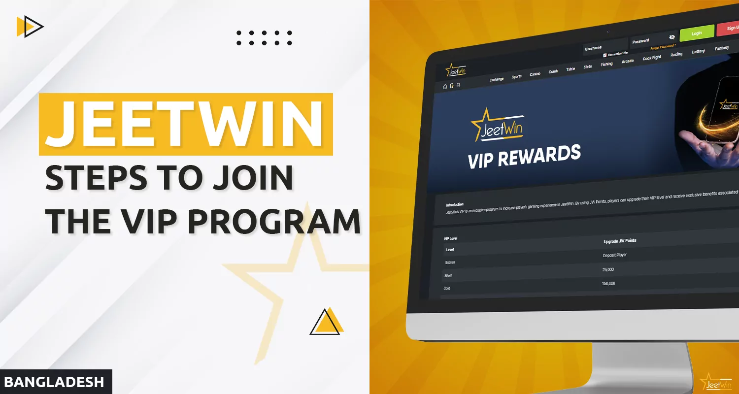 How to join Jeetwin Bangladesh VIP program